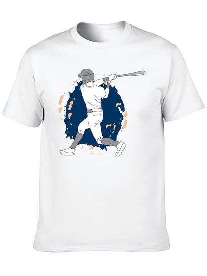 Baseball Player Graphic T-Shirt
