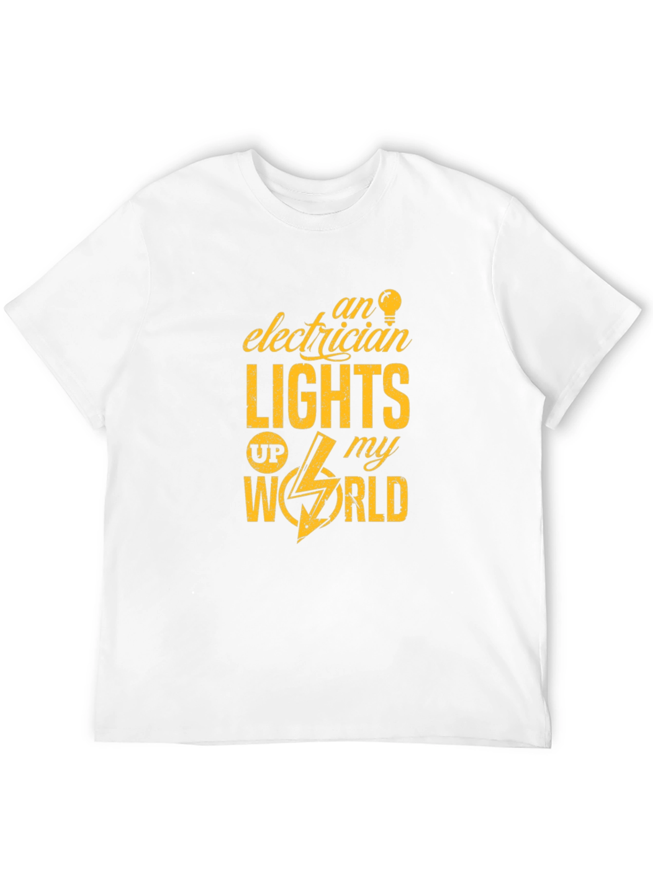 Electrician Lights Up My World Graphic T-Shirt