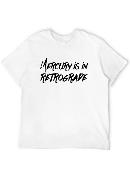 Mercury Retrograde Black T-Shirt - Astrology Tee