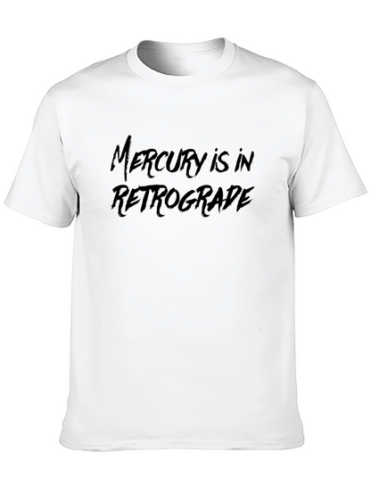 Mercury Retrograde Black T-Shirt - Astrology Tee