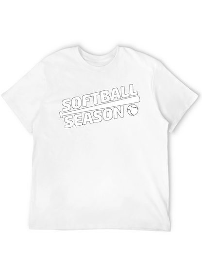 Softball Season T-Shirt - Black