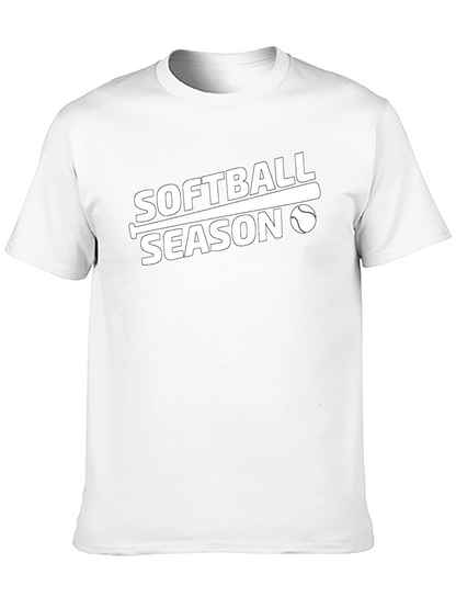 Softball Season T-Shirt - Black