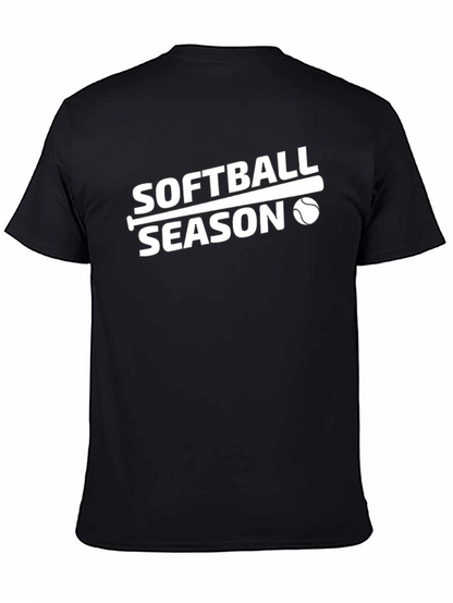 Softball Season T-Shirt - Black