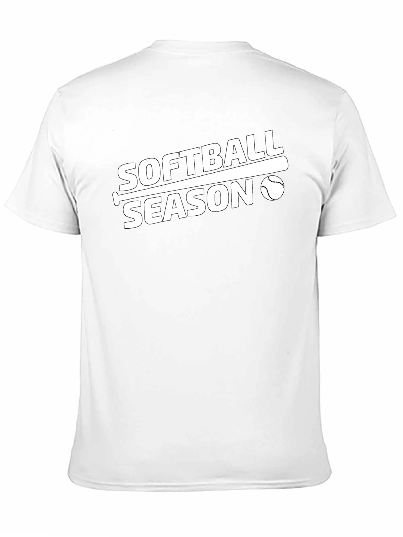Softball Season T-Shirt - Black