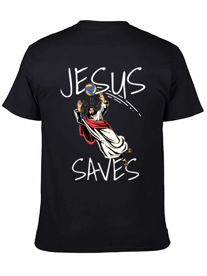 Jesus Saves Volleyball T-Shirt