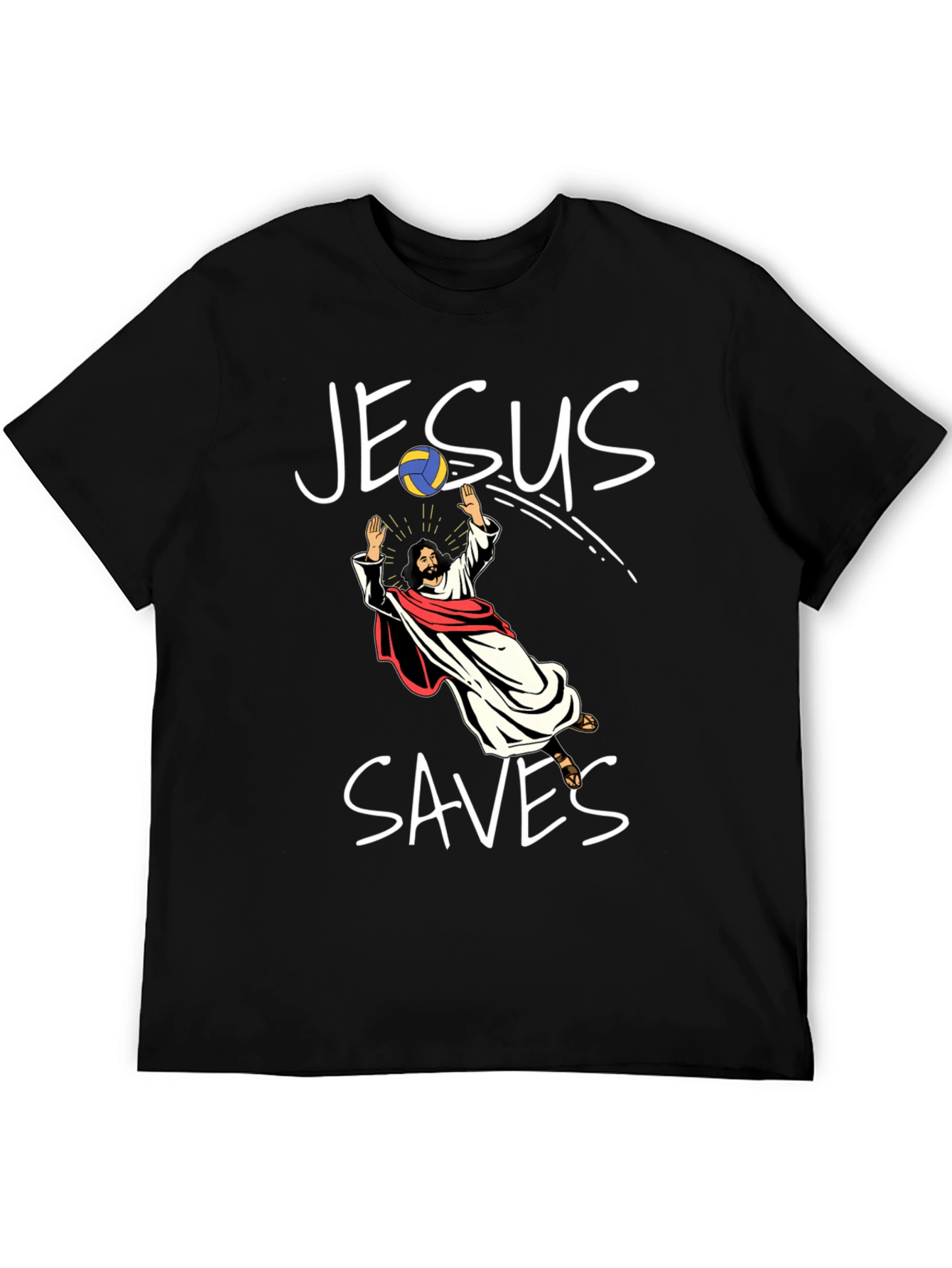 Jesus Saves Volleyball T-Shirt