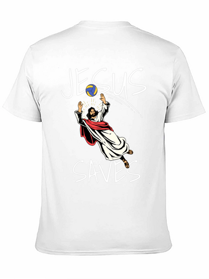 Jesus Saves Volleyball T-Shirt