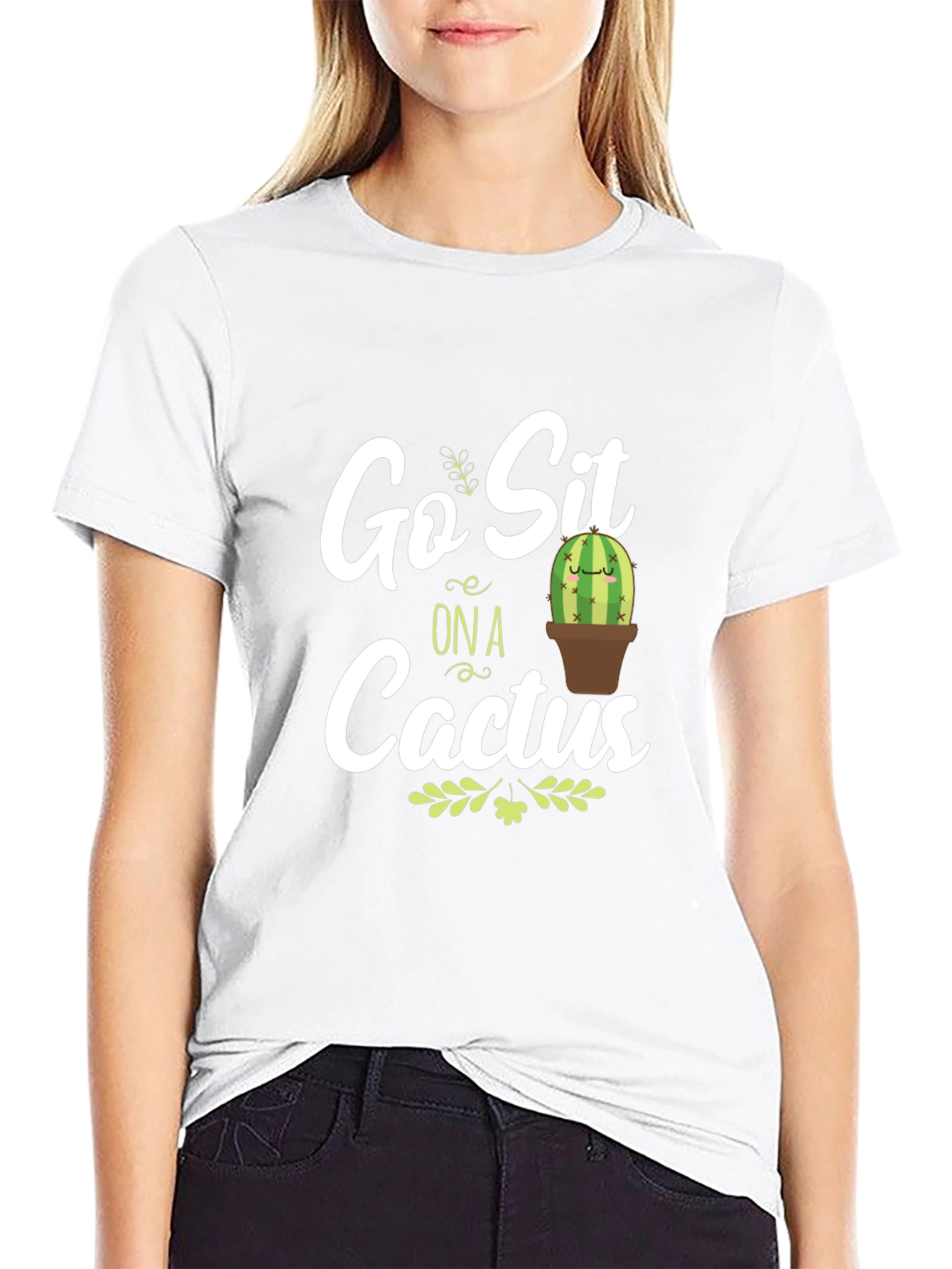 Go Sit on a Cactus Graphic T-Shirt