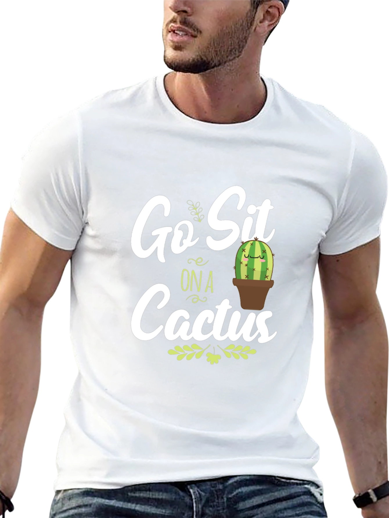 Go Sit on a Cactus Graphic T-Shirt