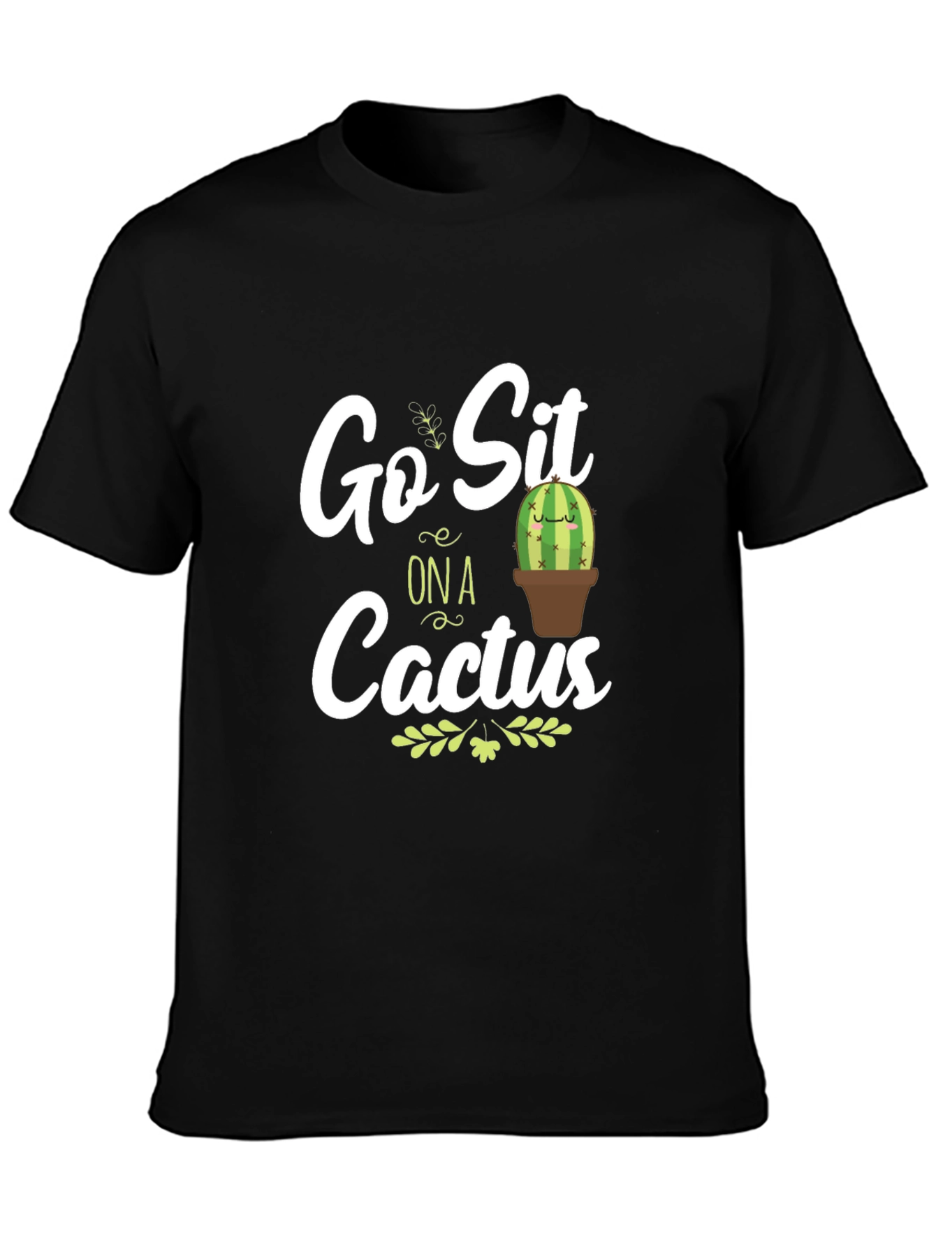 Go Sit on a Cactus Graphic T-Shirt