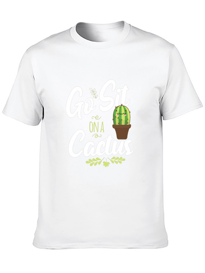 Go Sit on a Cactus Graphic T-Shirt