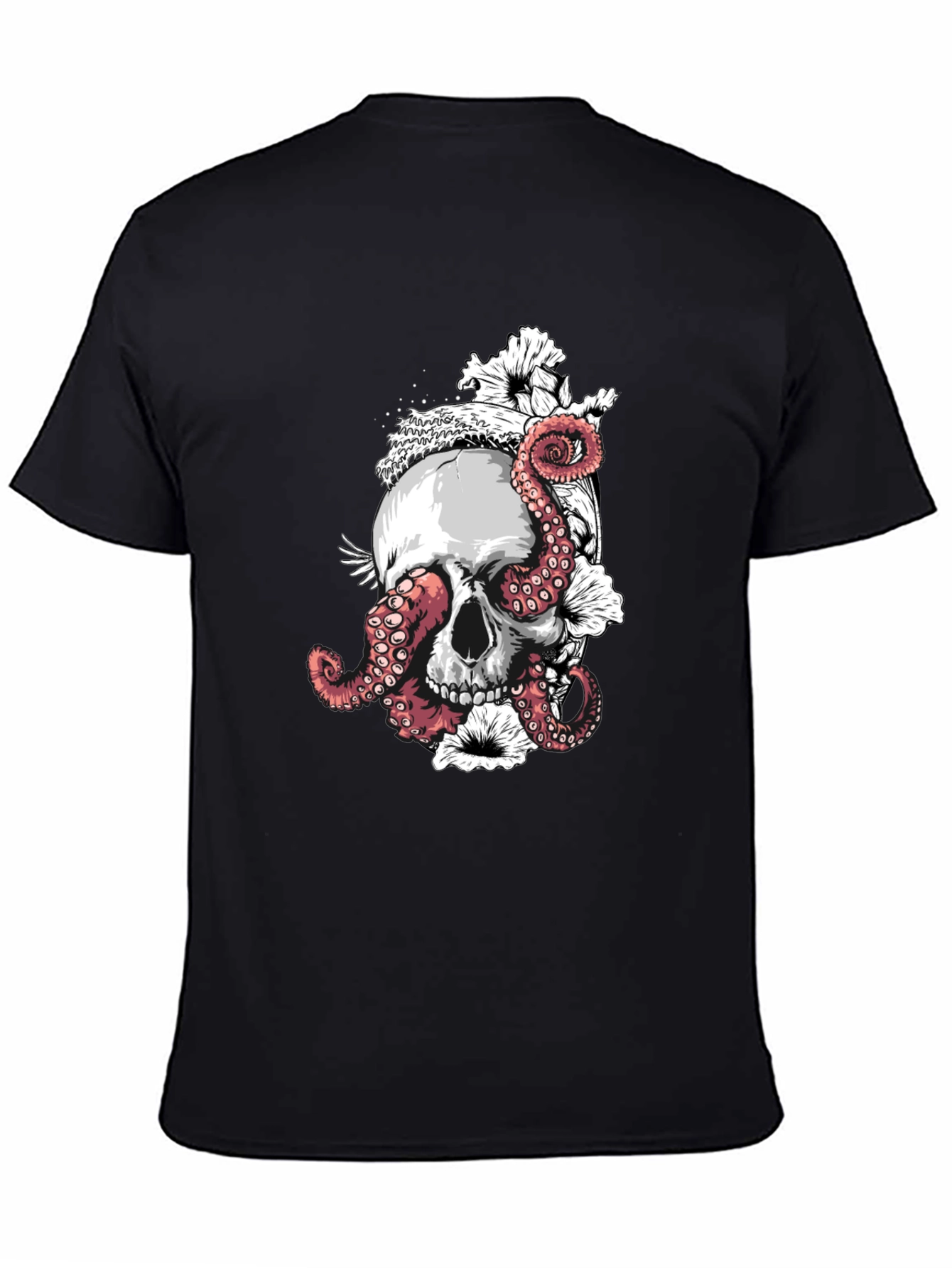 Skull & Octopus Black T-Shirt