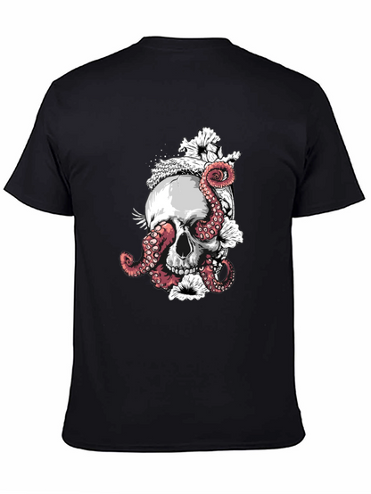 Skull & Octopus Black T-Shirt