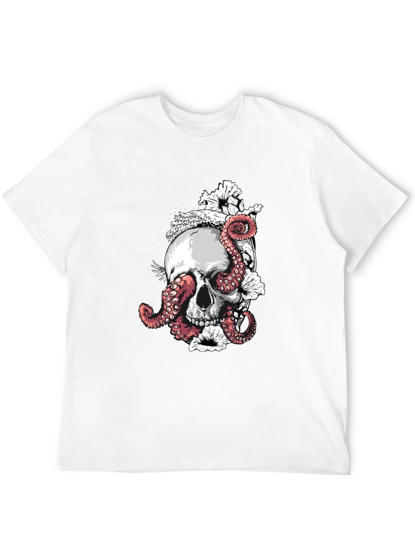 Skull & Octopus Black T-Shirt