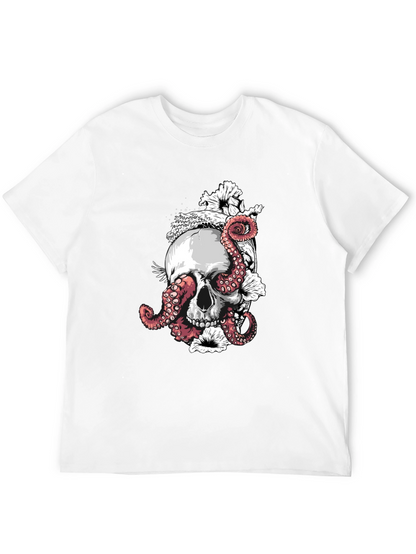 Skull & Octopus Black T-Shirt