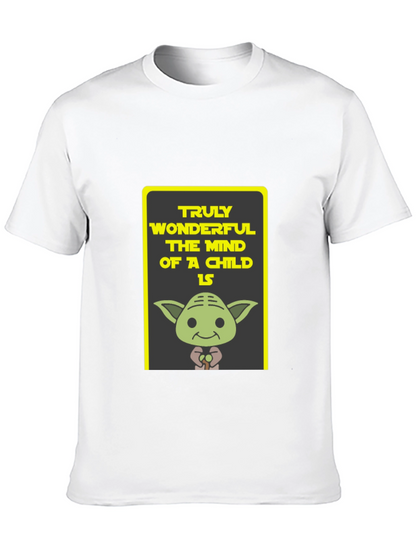 Yoda Truly Wonderful Graphic Black T-Shirt