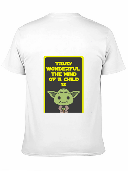 Yoda Truly Wonderful Graphic Black T-Shirt