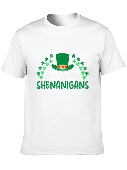 St Patricks Day Here For Shenanigans T-Shirt
