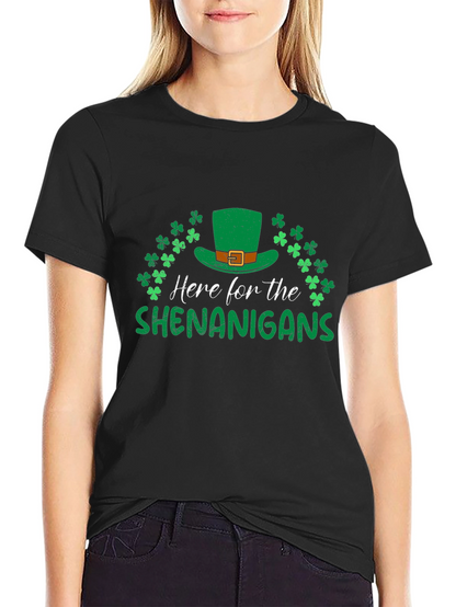 St Patricks Day Here For Shenanigans T-Shirt