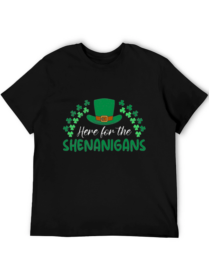 St Patricks Day Here For Shenanigans T-Shirt