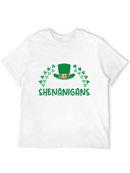 St Patricks Day Here For Shenanigans T-Shirt