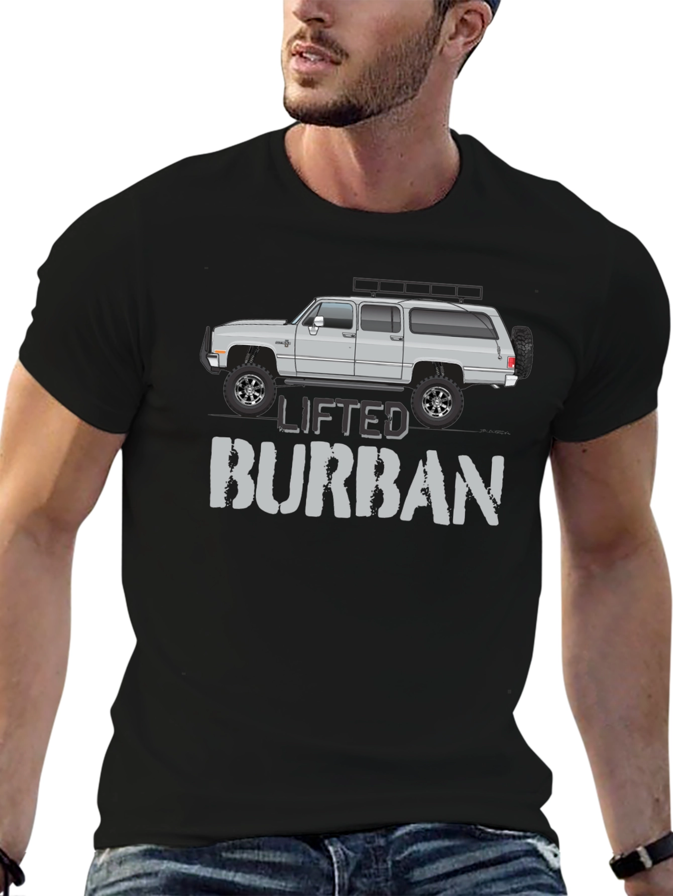 Lifted Suburban Graphic Tee - Black