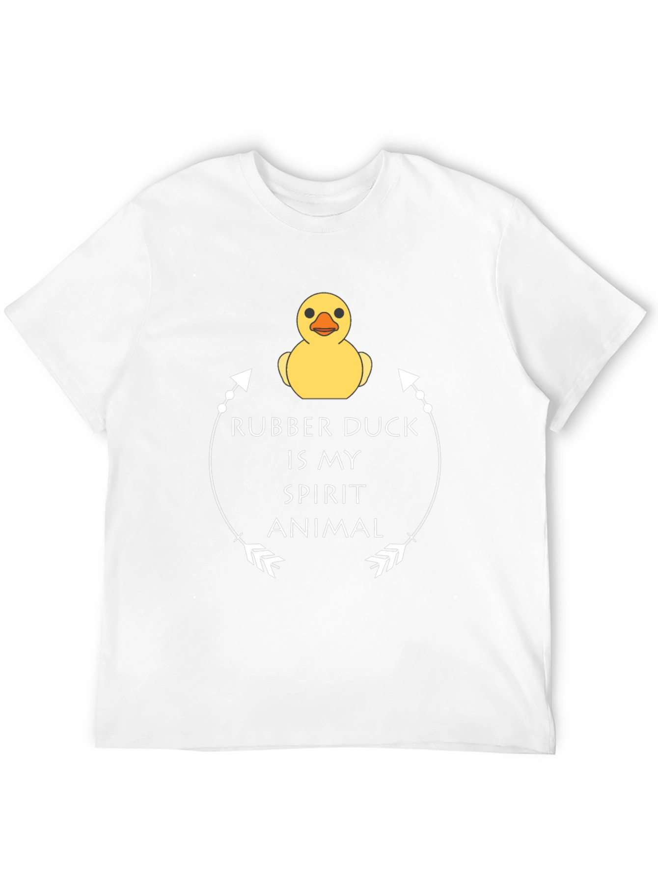 Rubber Duck Spirit Animal T-Shirt - Black Graphic Tee