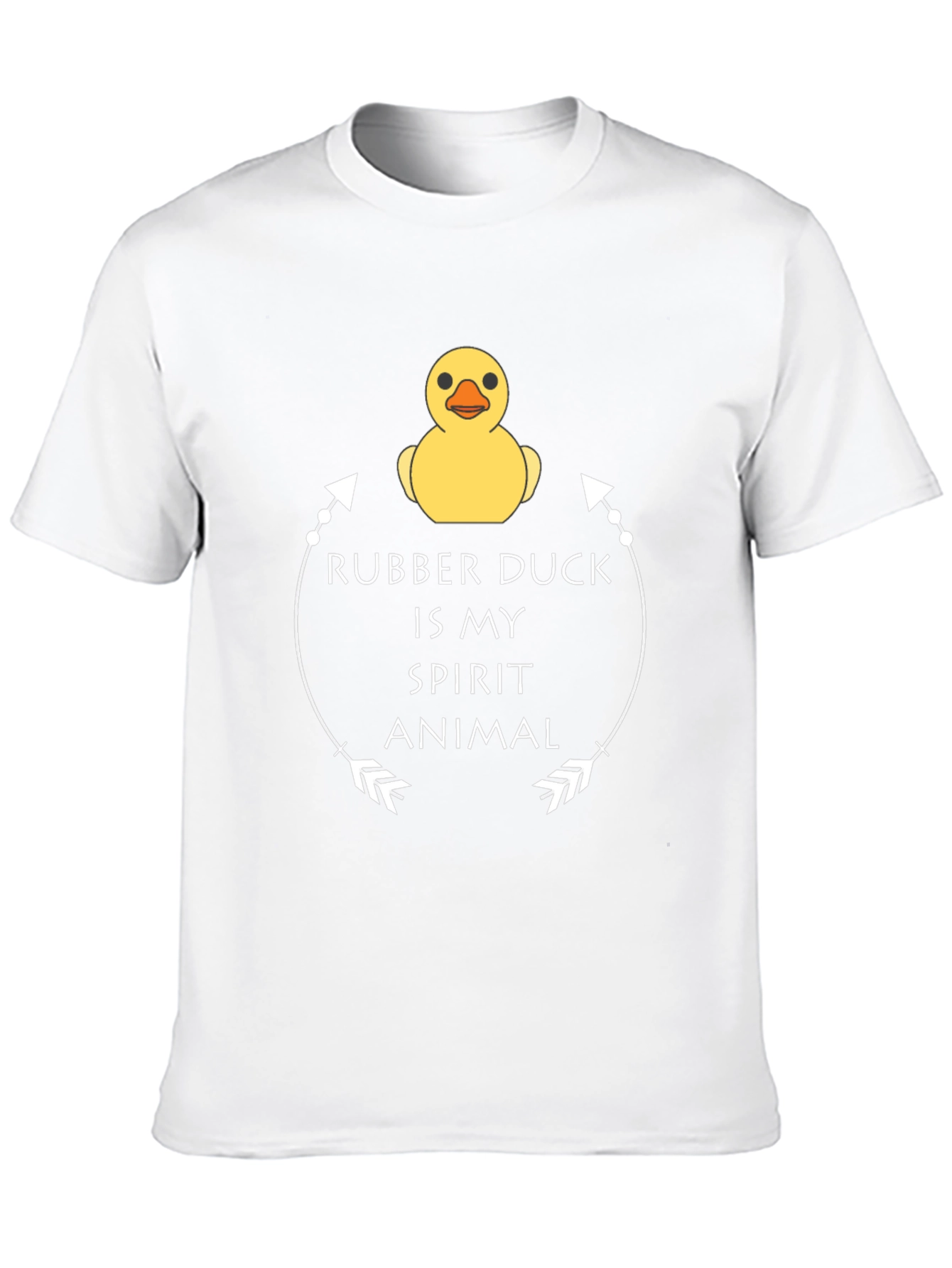 Rubber Duck Spirit Animal T-Shirt - Black Graphic Tee
