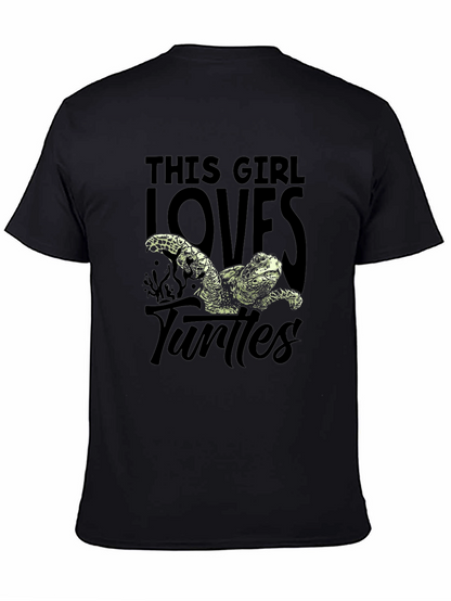 This Girl Loves Turtles Graphic T-Shirt