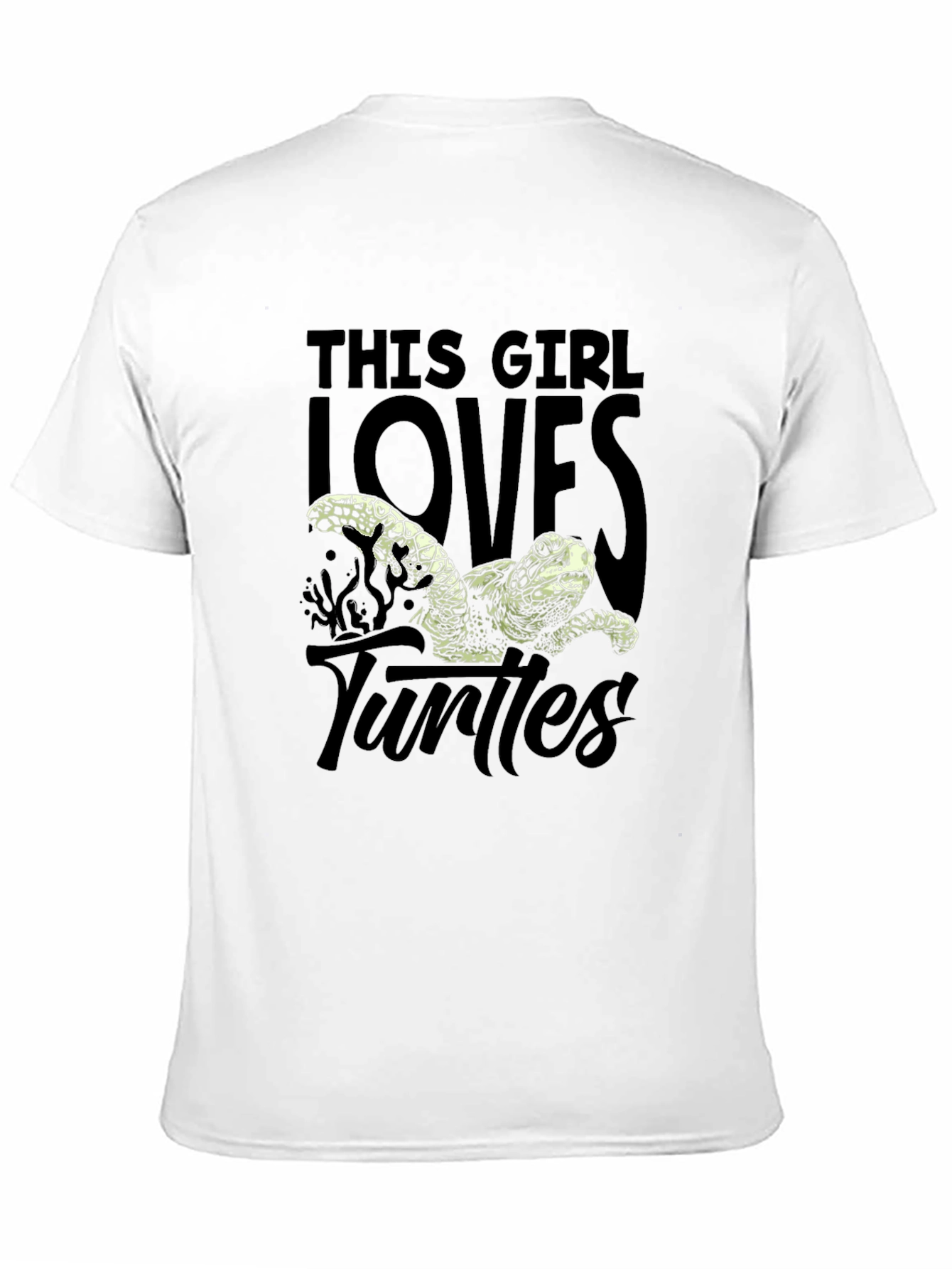 This Girl Loves Turtles Graphic T-Shirt