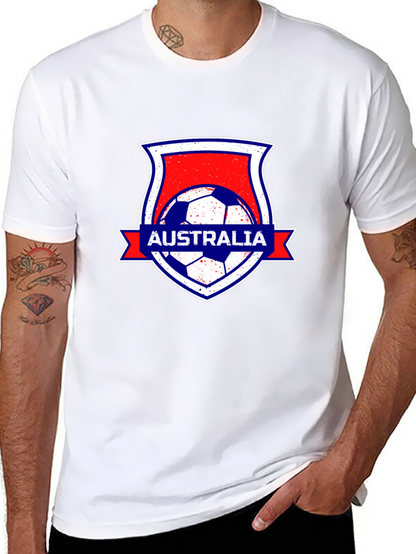 Australia Soccer Black T-Shirt