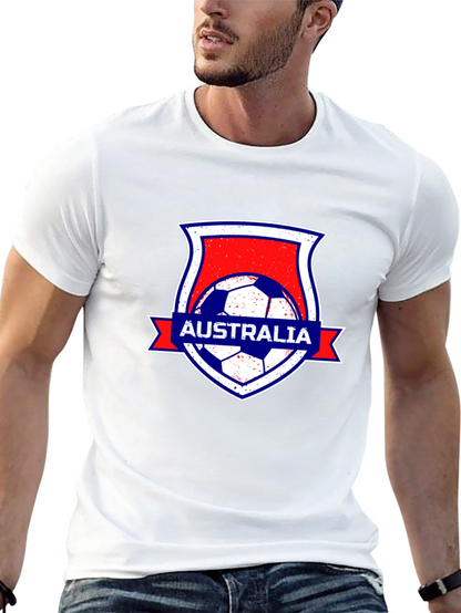 Australia Soccer Black T-Shirt
