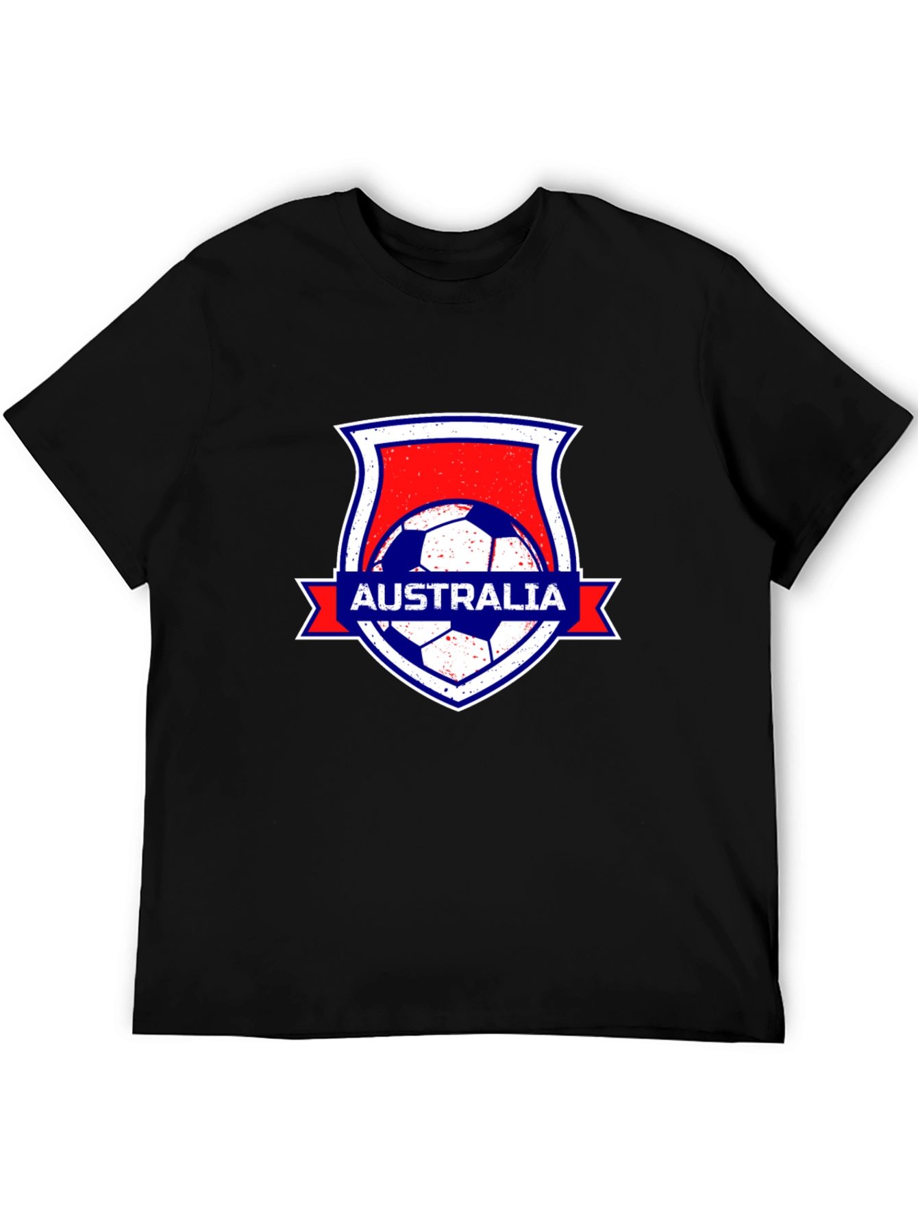 Australia Soccer Black T-Shirt