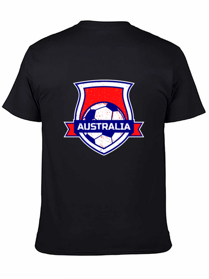 Australia Soccer Black T-Shirt