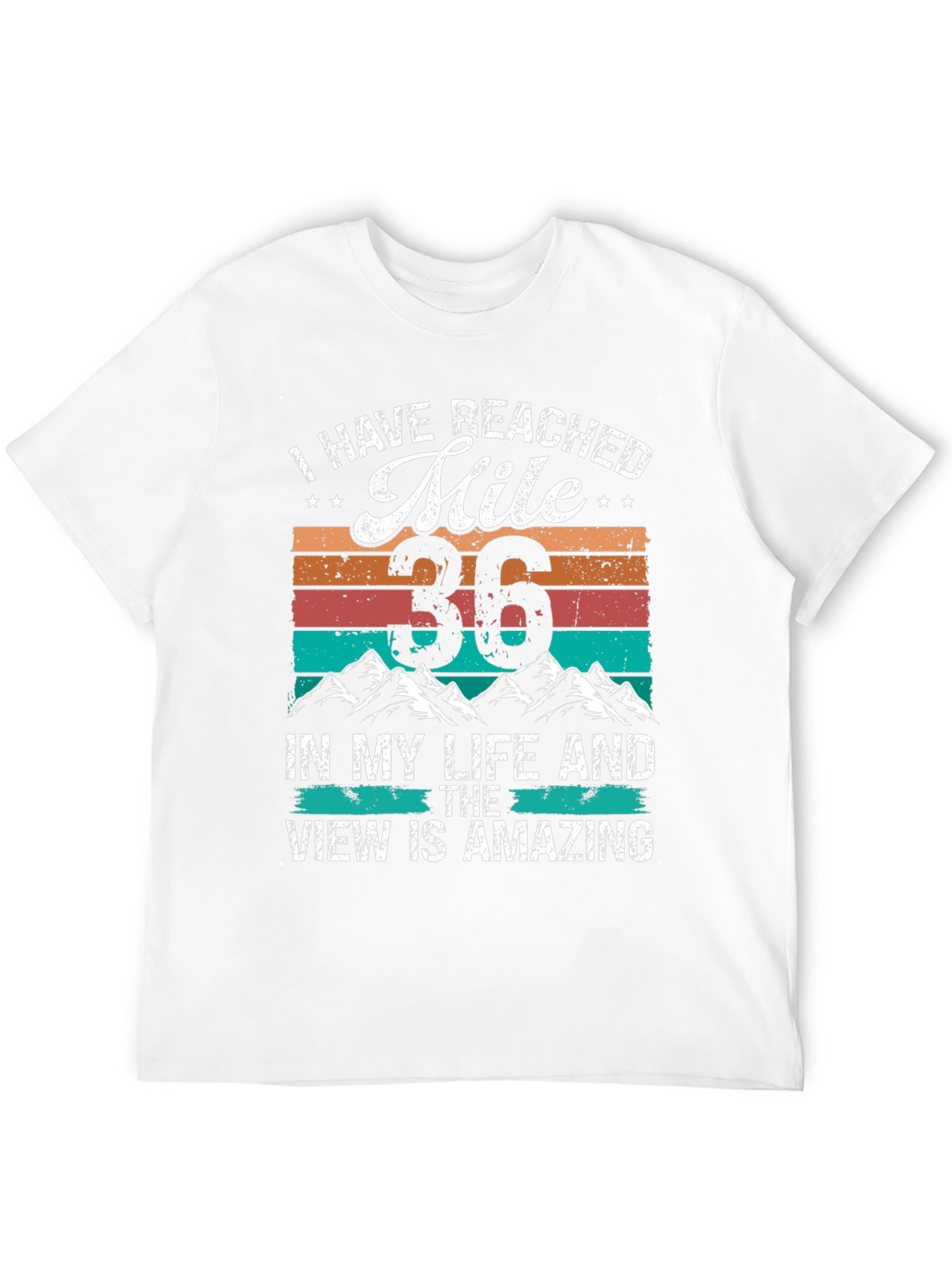 Reached Mile 36 Amazing View Graphic Tee