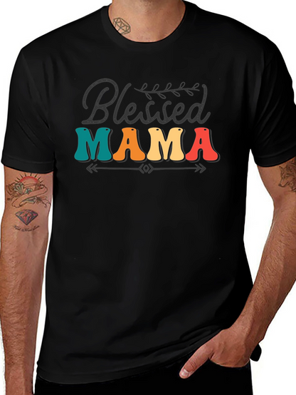 Blessed Mama Retro Graphic Tee
