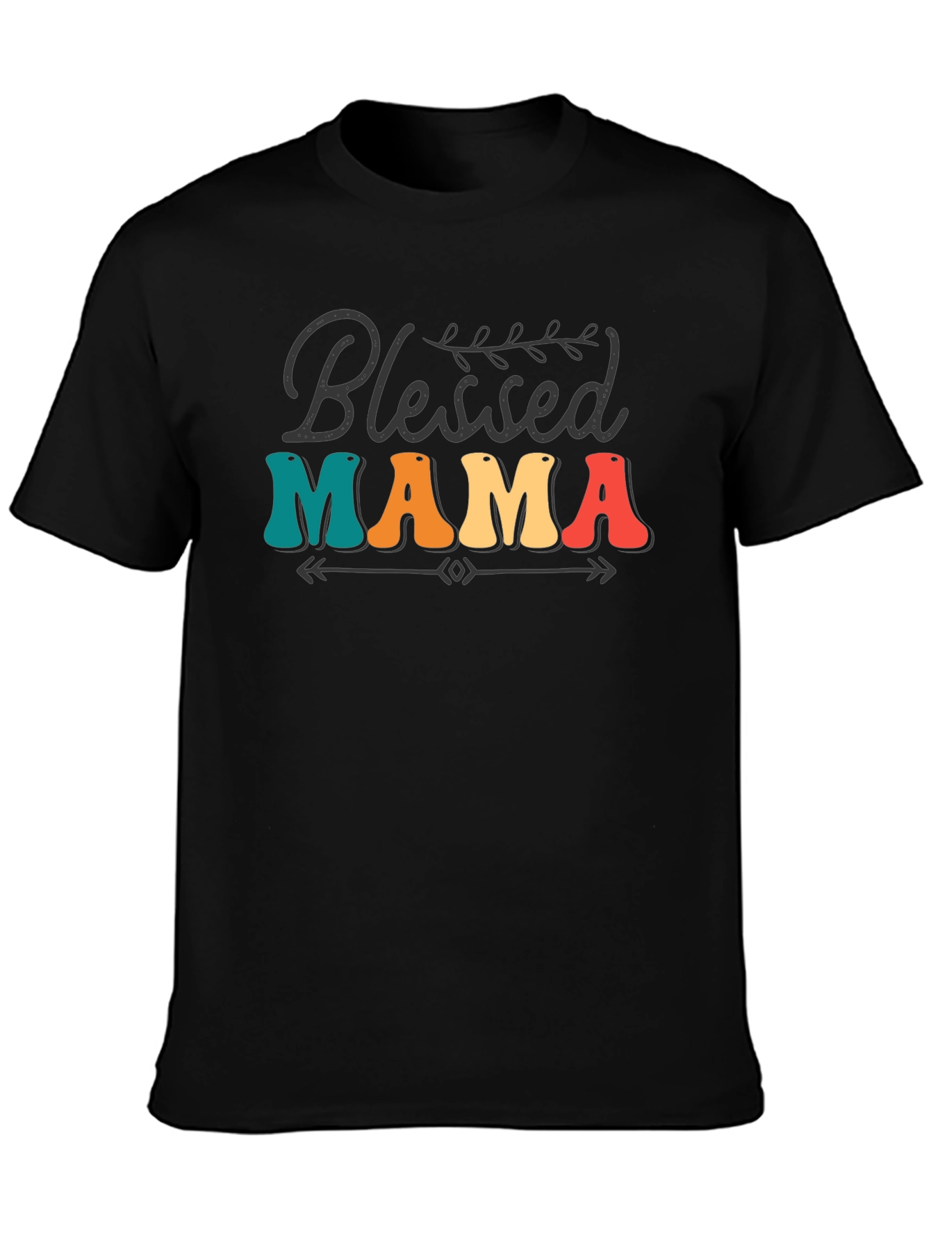 Blessed Mama Retro Graphic Tee