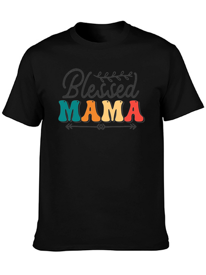 Blessed Mama Retro Graphic Tee