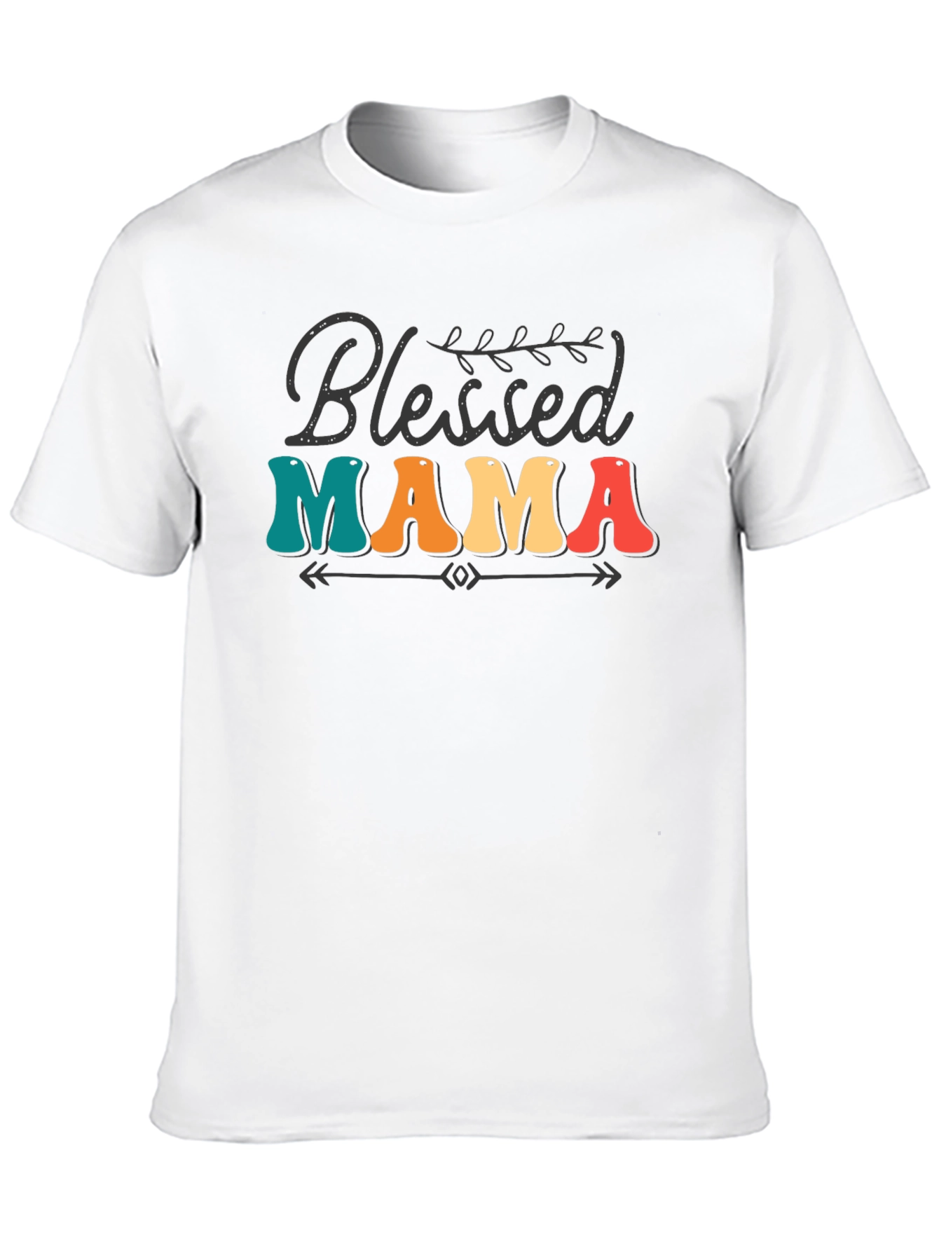 Blessed Mama Retro Graphic Tee