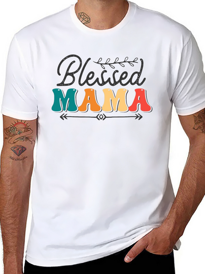 Blessed Mama Retro Graphic Tee