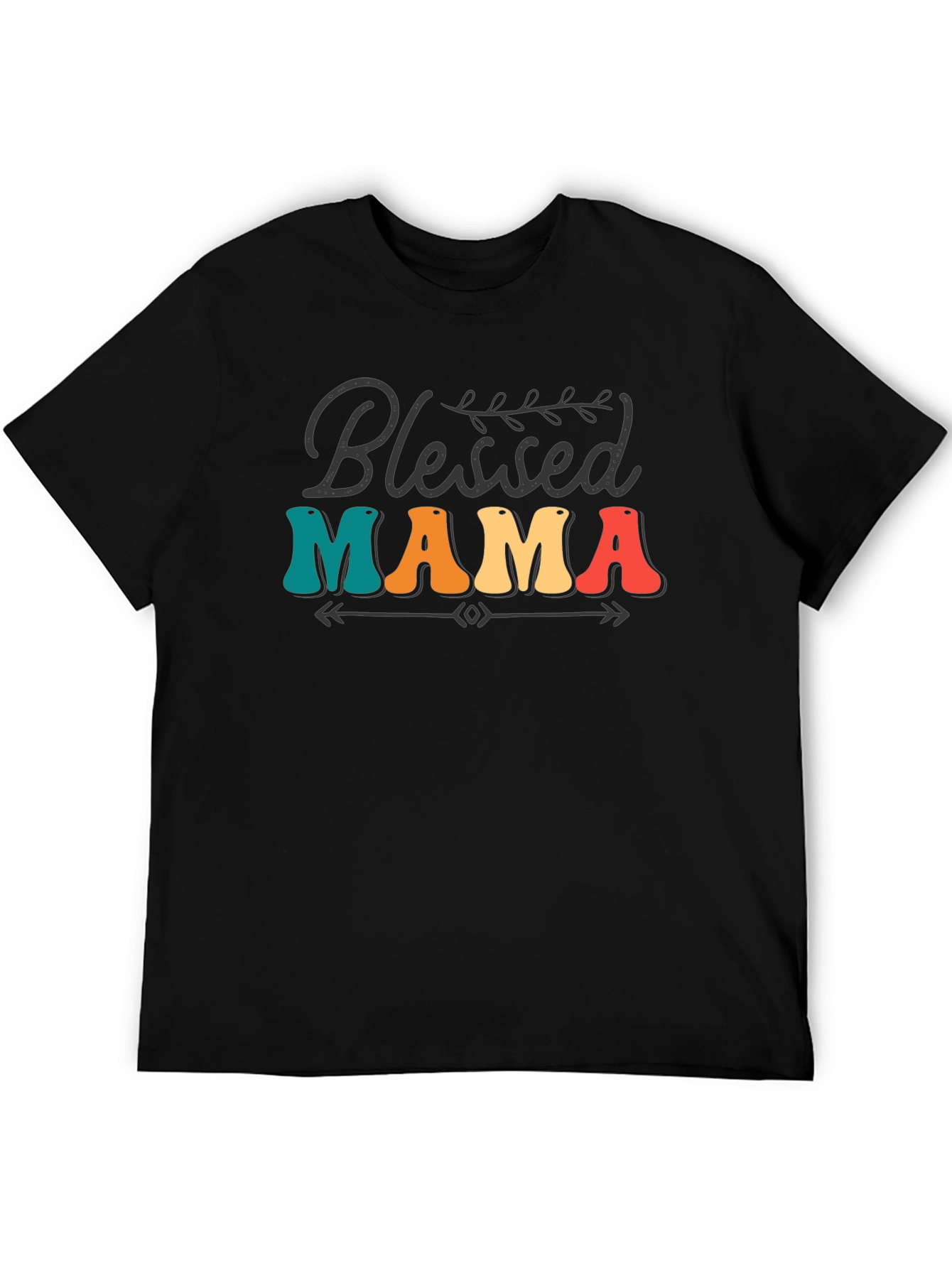Blessed Mama Retro Graphic Tee