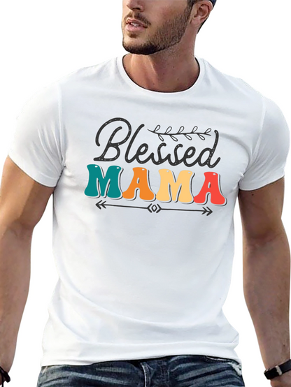Blessed Mama Retro Graphic Tee