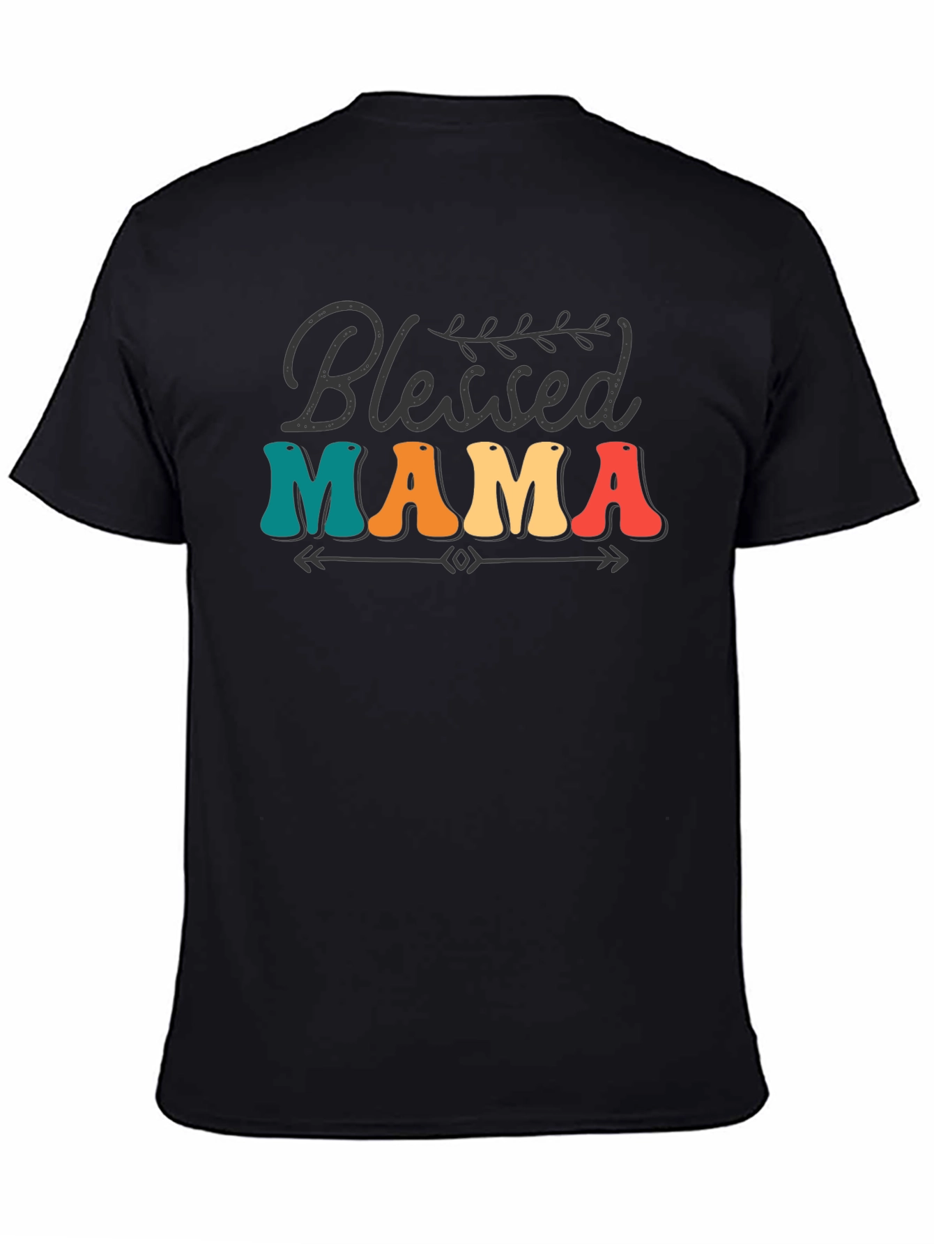 Blessed Mama Retro Graphic Tee