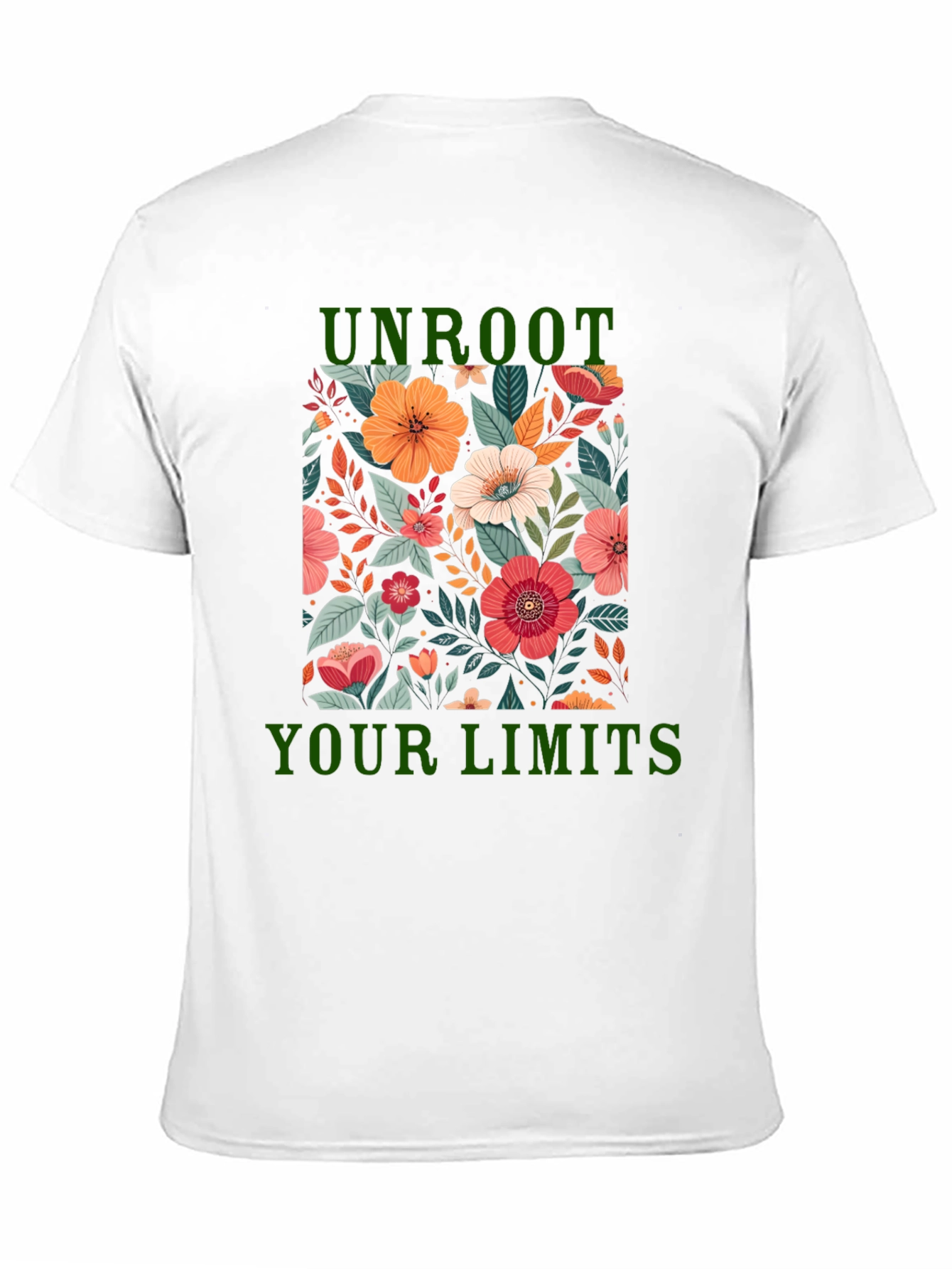 Unroot Your Limits Floral Graphic Tee
