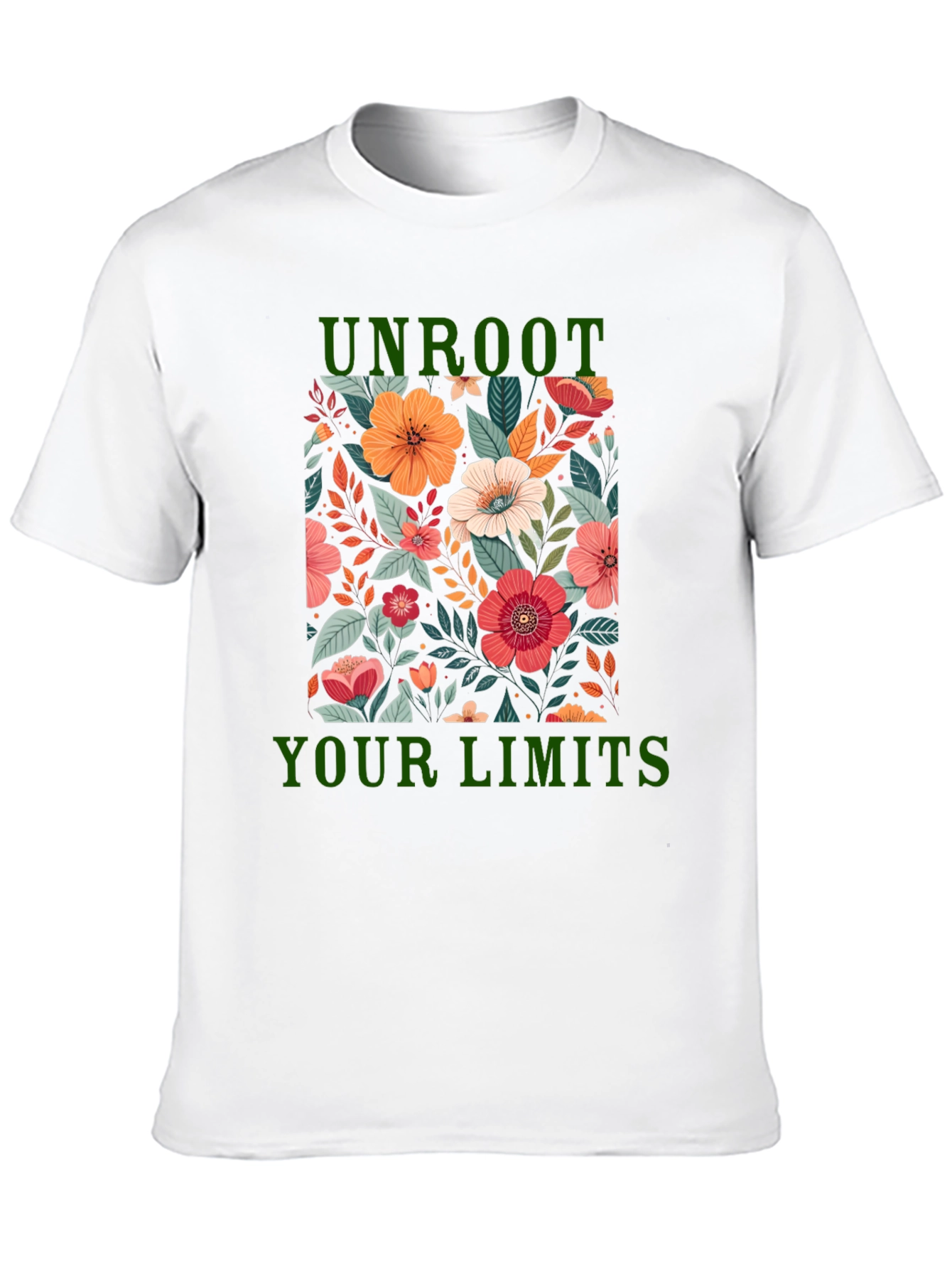 Unroot Your Limits Floral Graphic Tee