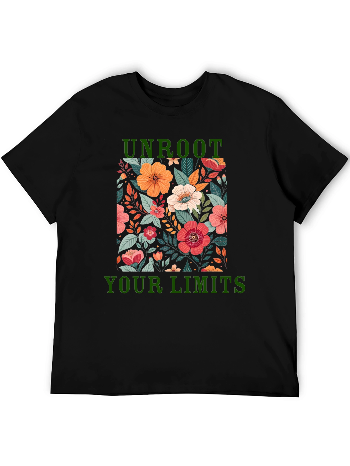 Unroot Your Limits Floral Graphic Tee