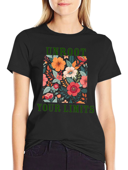 Unroot Your Limits Floral Graphic Tee