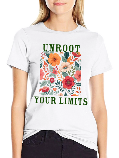 Unroot Your Limits Floral Graphic Tee