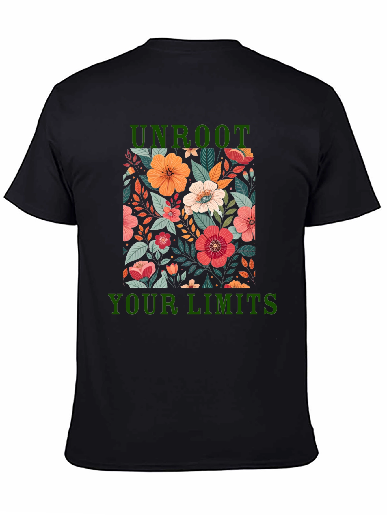 Unroot Your Limits Floral Graphic Tee