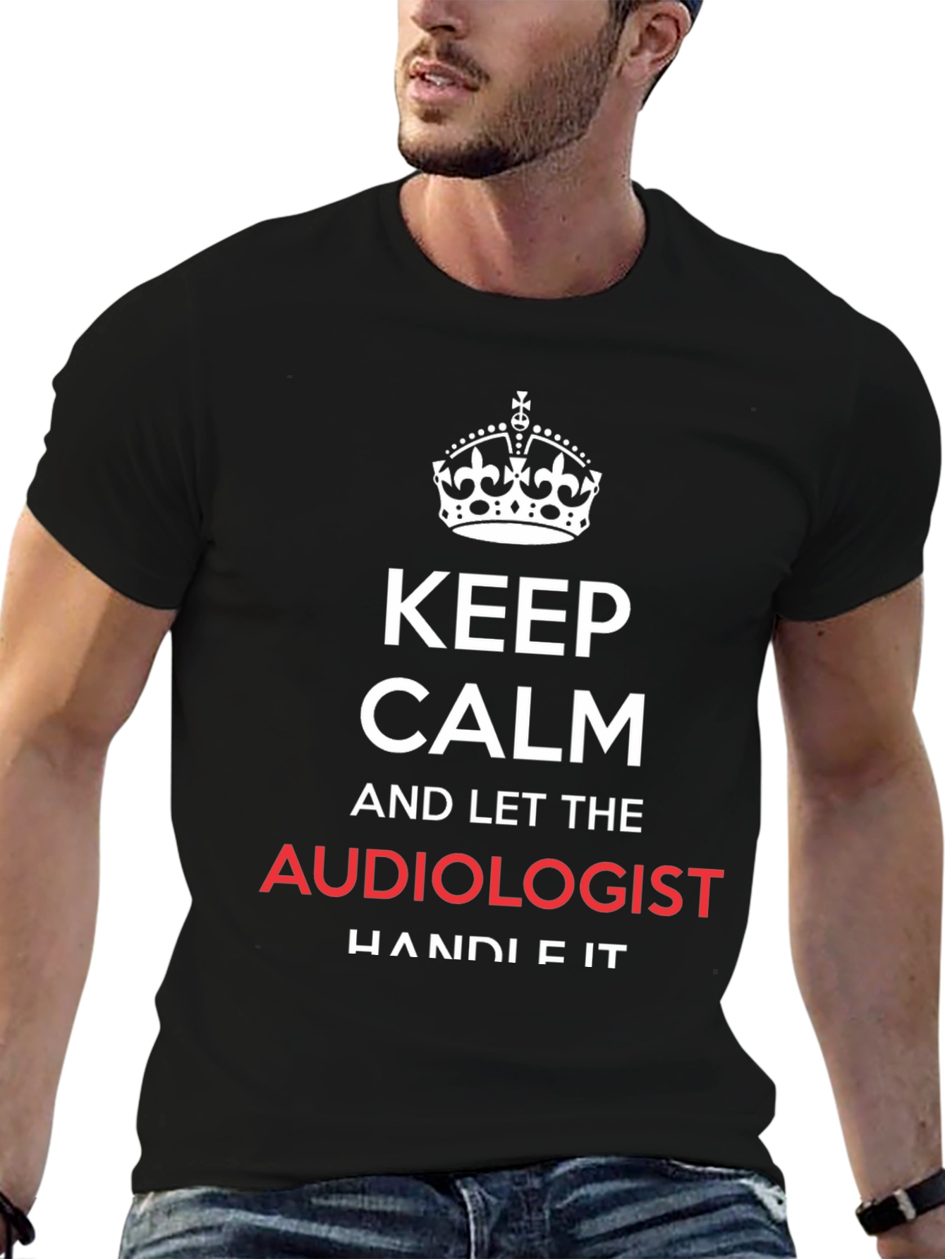 Keep Calm Audiologist T-Shirt Funny Audiology Tee